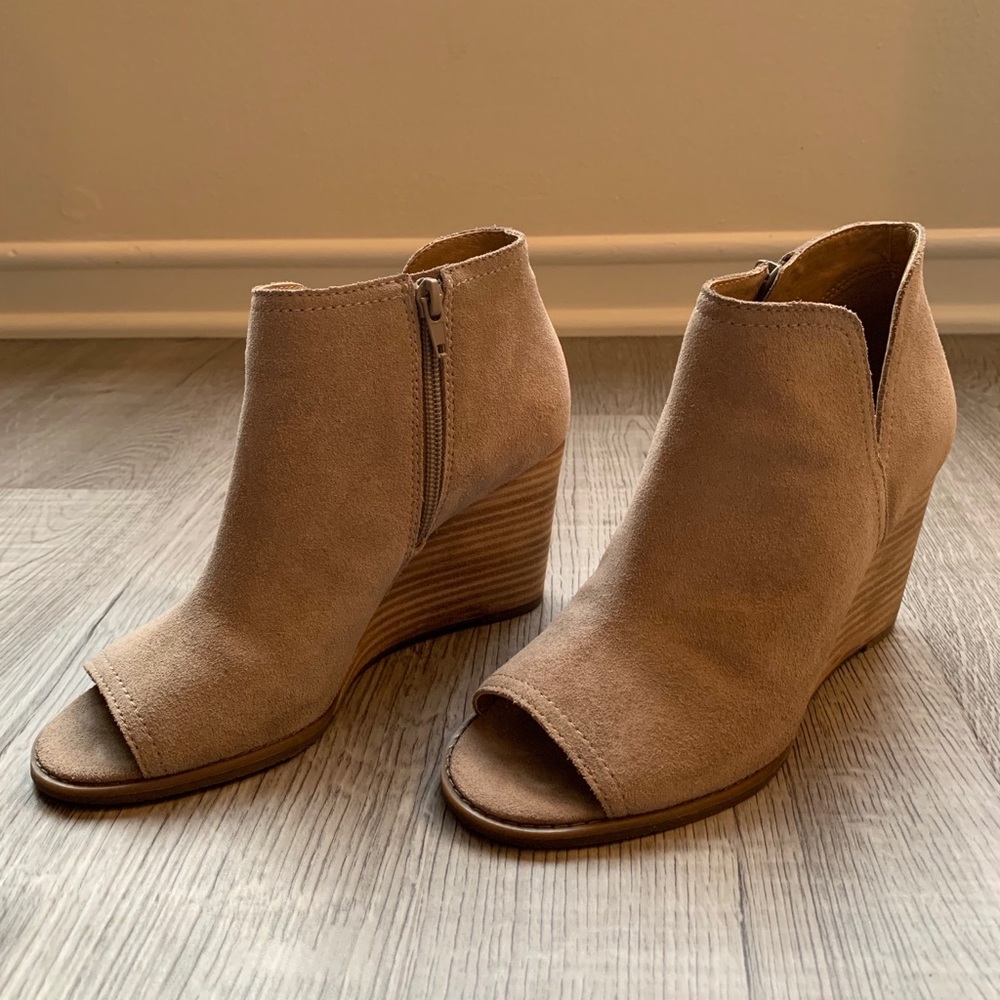 Lucky brand ankle wedges